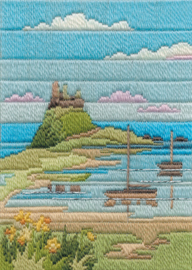 Platsteek pakket Long Stitch Seasons - Coastal Spring - Derwentwater Designs     bt-dw14mls05