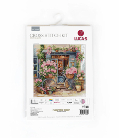 Borduurpakket Shop Flowers - Luca-S    ls-bu5044