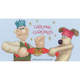Borduurpakket Wallace & Gromit - Cracking Christmas! - Bothy Threads      bt-xwg09++iobg34x[pé=rw.