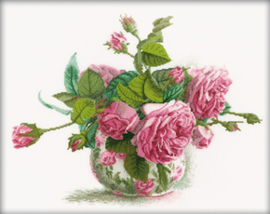Borduurpakket Romantic Roses - RTO    rto-m00202