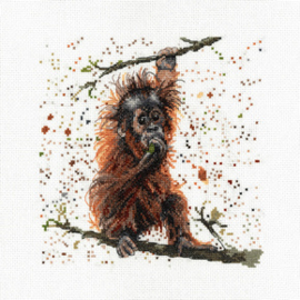 Borduurpakket Otis The Orangutan - Bree Merryn      cwc-bmcs11