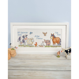 Borduurpakket Kate Garrett - Farmyard Welcome - Bothy Threads     bt-xkg20