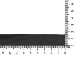 Biasband satijn zwart 000