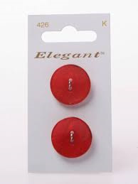 Knopen Elegant - Rood / 426