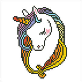 Diamond Art Shy Unicorn - Leisure Arts    la-da01-50464