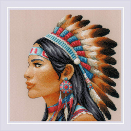 Borduurpakket Amazing Women - America - RIOLIS      ri-2255