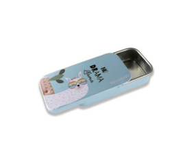 No drama Llama Metallic Box - Leti Stitch    leti-25627