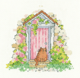 Borduurpakket Roses and Whiskers - Heritage Crafts      hc-1892a