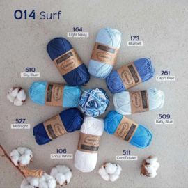 Scheepjes Catona Chroma - 014 Surf - Meerkleurig Katoengaren