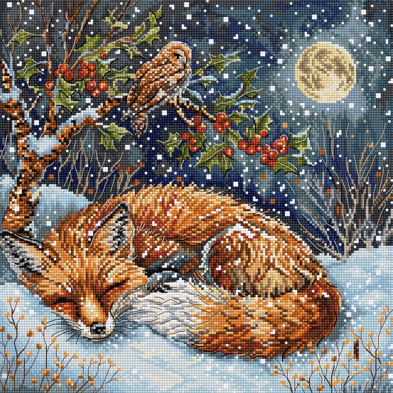 Borduurpakket Frosted Dreams - Leti Stitch    leti-l9938