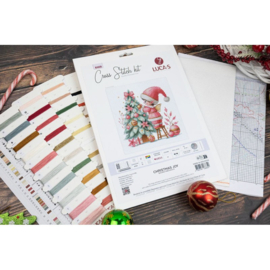 Borduurpakket Christmas Joy - Luca-S      ls-b1439