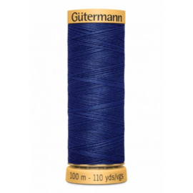 Natuurzuivere katoen 100 meter C Ne 50 / blauw paars 5123