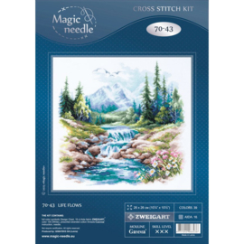Borduurpakket Life Flows - Magic Needle     ci-070-043