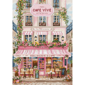 Borduurpakket Sweet Parisian Street - Leti Stitch     leti-l9988