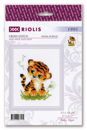 Borduurpakket Baby Tiger - RIOLIS  ri-1995