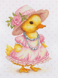 Borduurpakket The Flirty Duckling - Luca-S    ls-b1415