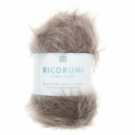 Ricorumi Furry Furry - 25g - 175m - bruin / hout 009