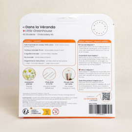 Vrij borduren pakket Little Greenhouse - Milpoint     mil-e1-006k