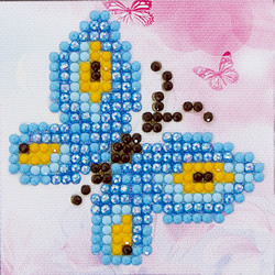 Diamond Dotz Butterfly Sparkle - Needleart World    nw-dds-002