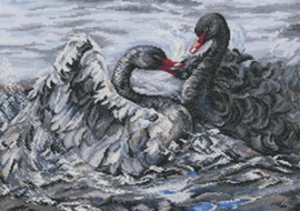 Borduurpakket Two Black Swans - RTO    rto-m00557