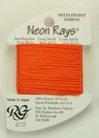 Neon Rays Orange - Rainbow Gallery    rg-n128