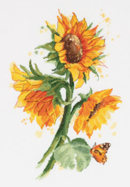 Borduurpakket Bright Sunflowers - PANNA    pan-7136-c
