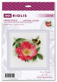 Borduurpakket Furry Bumblebee - RIOLIS    ri-2210