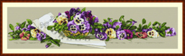 Borduurpakket Pansy Waltz - Merejka    mer-k041