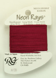 Neon Rays Merlot - Rainbow Gallery    rg-n120