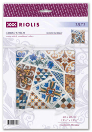 Borduurpakket Cushion Mosaic - RIOLIS    ri-1871