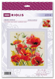 Borduurpakket Color of Flame - RIOLIS     ri-2214