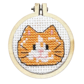 Borduurpakket Matchbox - Keep Calm and Purr On! - ckc-mb-206