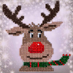 Diamond Dotz Christmas Reindeer Picture - Needleart World    nw-dd02-028