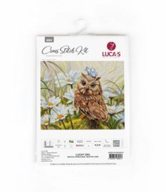 Borduurpakket Lucky Owl - Luca-S   ls-b7011