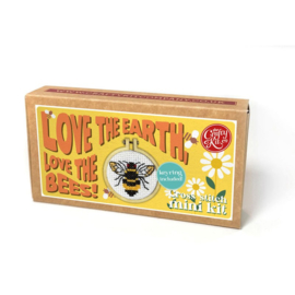 Borduurpakket Matchbox Love the Earth, Love the Bees - ckc-mb-165