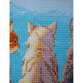 Borduurpakket Cats by the Sea - Aine     aine-a1034