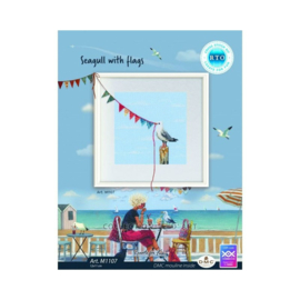 Borduurpakket Seagull with Flags - RTO   rto-m01107