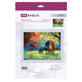 Borduurpakket Autumn Morning - RIOLIS    ri-2330