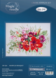 Borduurpakket Amaryllis Bouquet - Magic Needle    ci-210-314