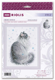 Borduurpakket Snowy Meow - RIOLIS    ri-1912