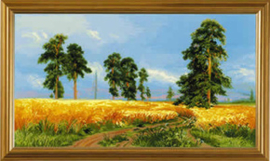Borduurpakket A Rye Field after I.Shishkin's Painting - RIOLIS    ri-1598