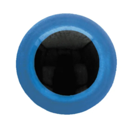 Dierenogen - Veiligheidsogen 14mm / blauw - zwart / 5633 - 215