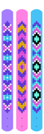 Diamond Dotz Dotzies 3 Bracelets Multi Pack - Mauves - Needleart World    nw-dtz11-011