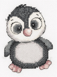 Borduurpakket Kiki the Penguin - PANNA    pan-08-0369