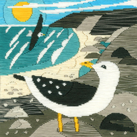 Borduurpakket Matt Johnson - Seagulls - Bothy Threads    bt-ssmj01