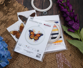 Borduurpakket The Monarch Butterfly - Luca-S     ls-bc102