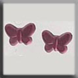 Glass Treasures Butterfly-Matte Rose (2) - Mill Hill  mh-12121