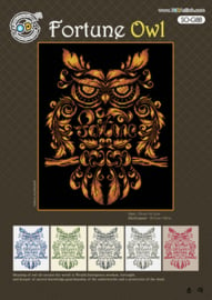 Borduurpatroon Fortune Owl - Soda Stitch    so-g088