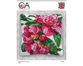 Kussen borduurpakket Azalea - Collection d'Art     cda-5488