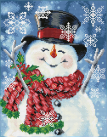 Diamond Dotz Joyful Jolly Snowman - Needleart World   nw-dd09-067